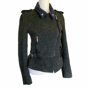 Diesel G-Premise Women’s Wool Jacket Dark Green